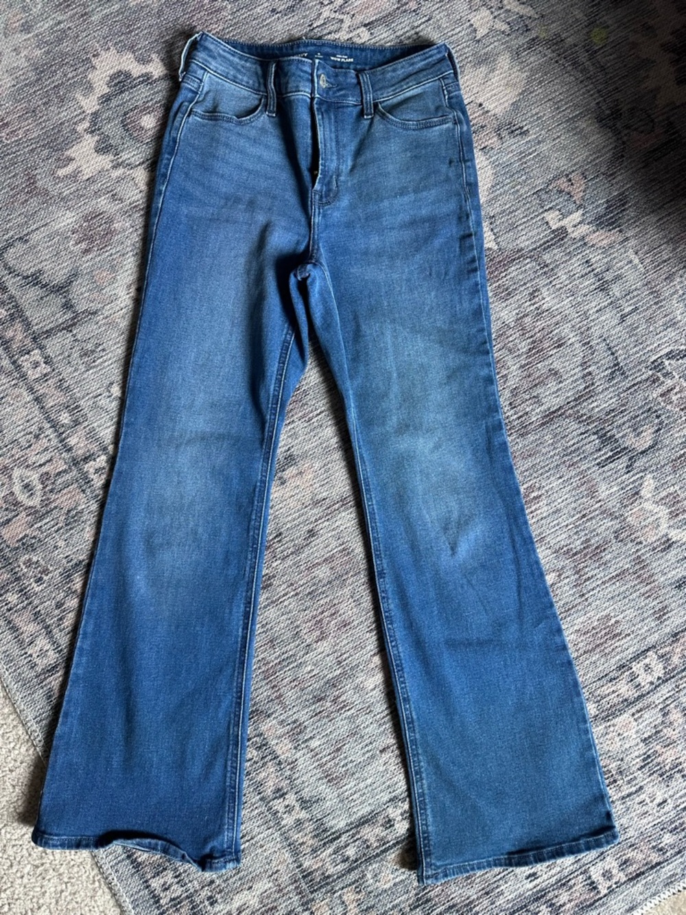 Old Navy Women's Blue Flare Jeans